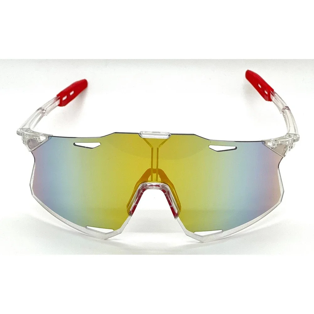 Sport Sunglasses Shield Mirrored Multi‎ Color Lens Cycling Running Glasses Men